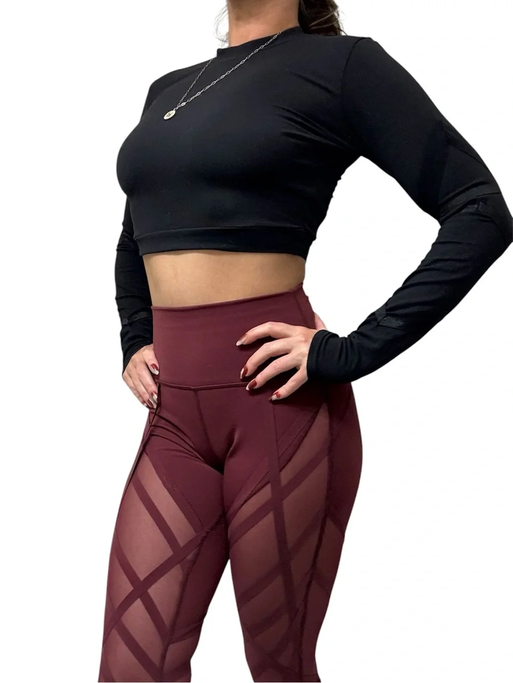 Alo long sleeve crop (S)